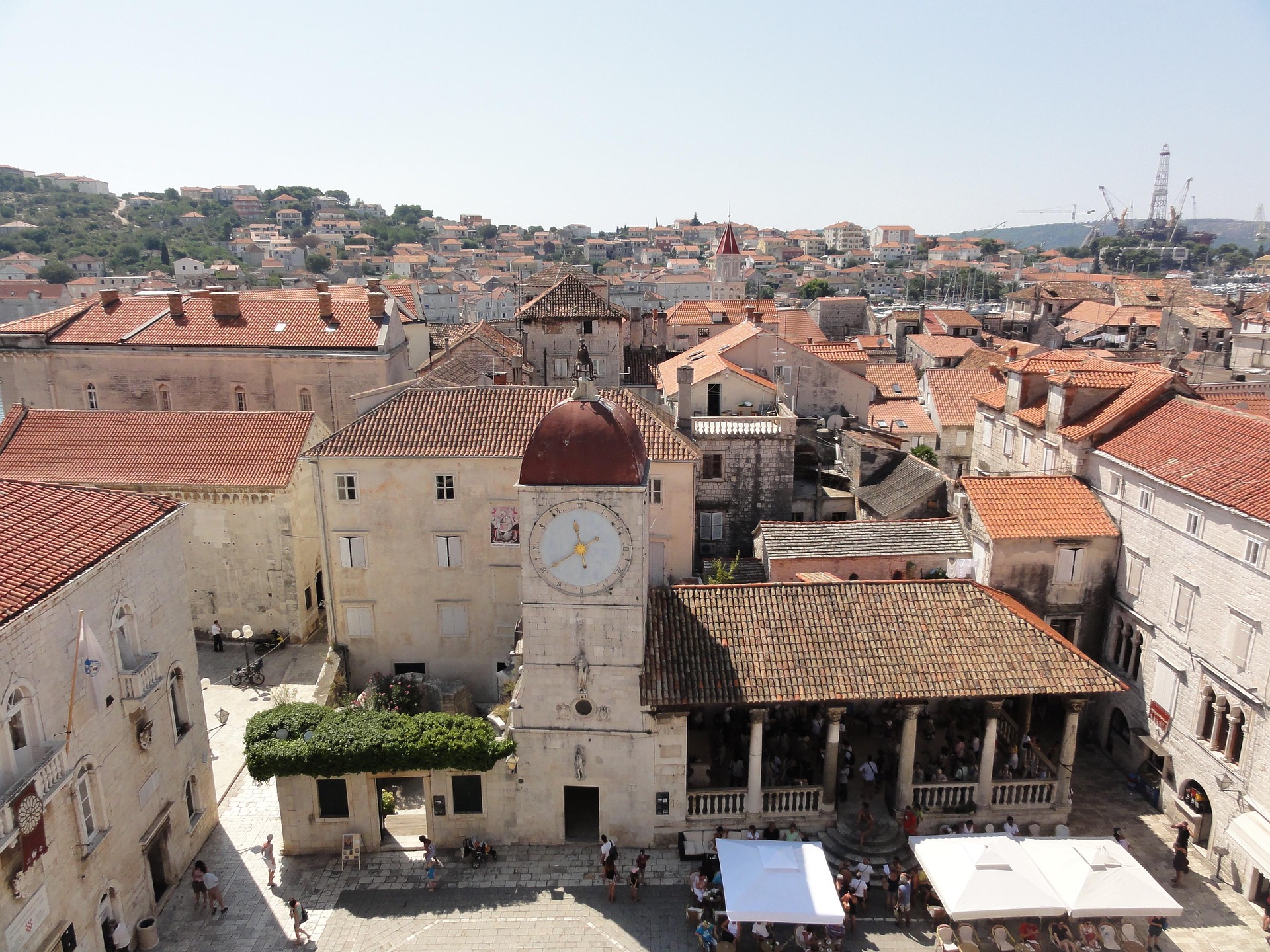 Trogir augusztusban