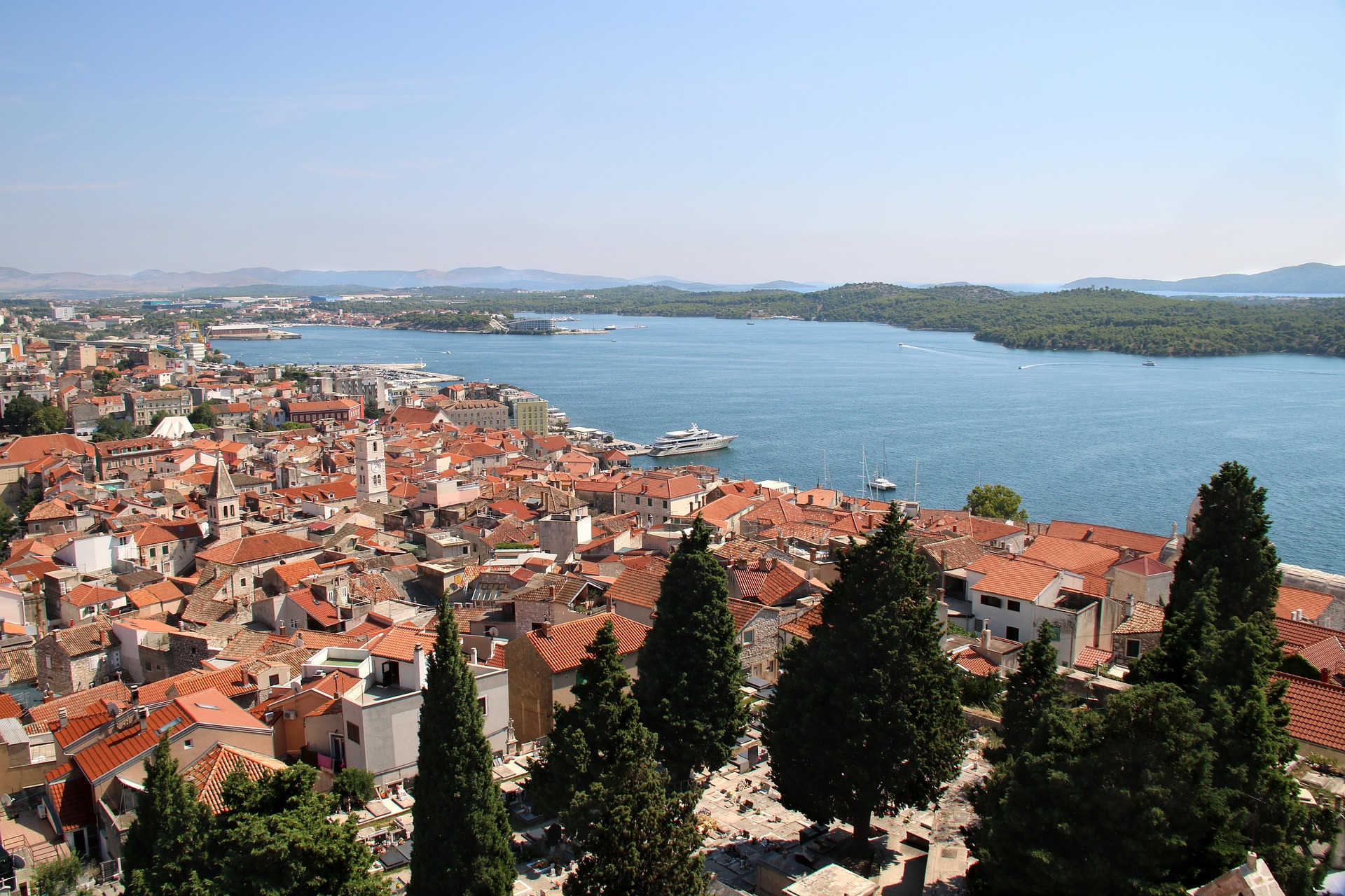 Šibenik augusztusi hangulata